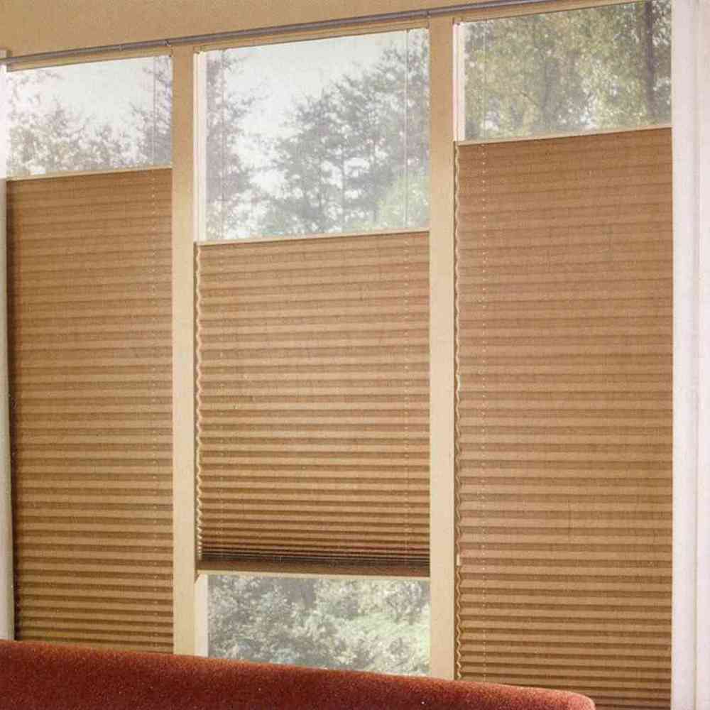 風琴簾蜂巢中空結構特寫展示